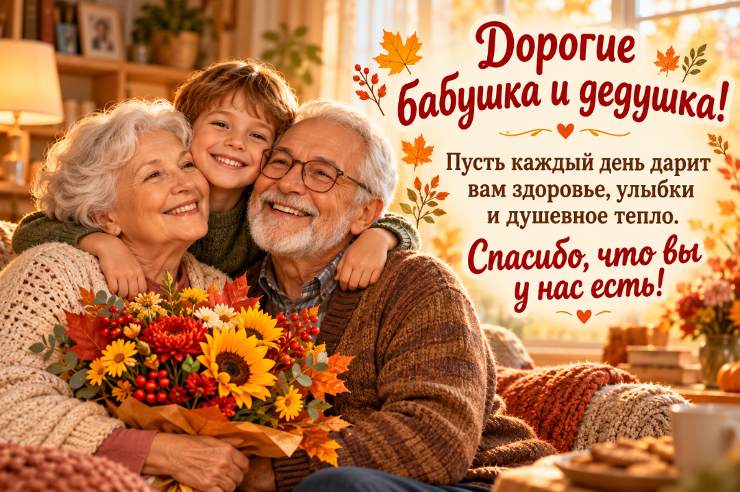 Фото День бабушек и дедушек 28 октября: душевные открытки 7 - Сиб.ФМ Фото День бабушек и дедушек 28 октября: душевные открытки 7